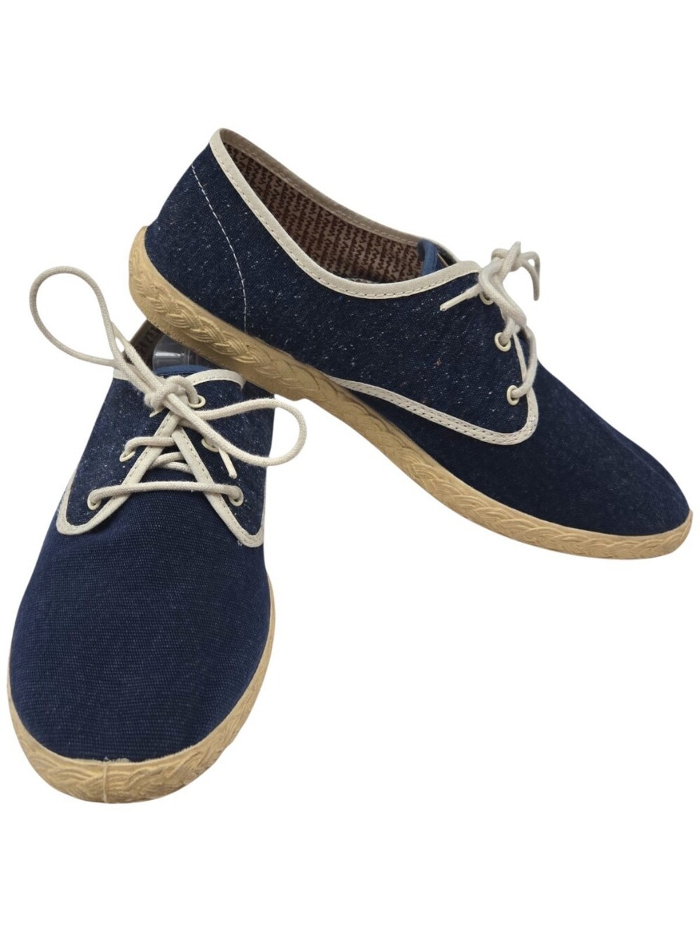Maians Sisto Clasico Navy Men's 8 EU 41 Cotton Lace Up Shoes Made in Spain